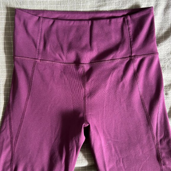 Girlfriend collective plum compressive leggings - Picture 1 of 4